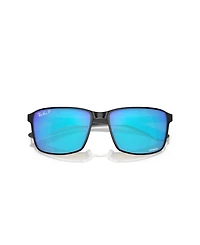 Ray-Ban Unisex Polarized Sunglasses, Mirror RB3721CH