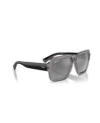 Ray-Ban Unisex Magellan Polarized Sunglasses, Mirror Gradient RB4408