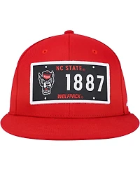 Men's adidas Red Nc State Wolfpack Established Snapback Hat