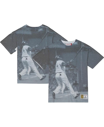 Men's Mitchell & Ness David Ortiz Boston Red Sox Cooperstown Collection Highlight Sublimated Player Graphic T-shirt