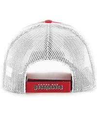 Men's '47 Brand Red, White Tampa Bay Buccaneers Drifter Adjustable Trucker Hat