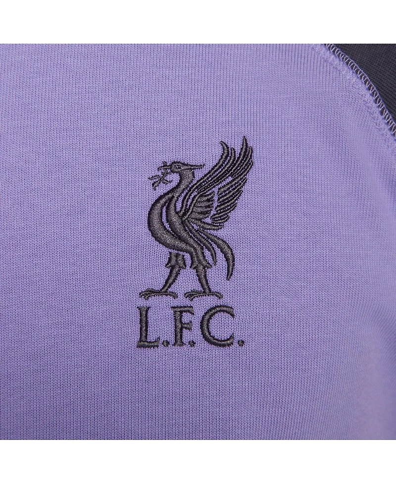 Men's Nike Purple Liverpool Travel Raglan T-shirt