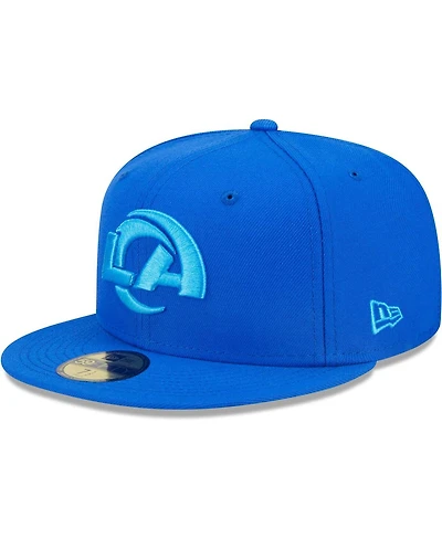 Men's New Era Royal Los Angeles Rams Monocamo 59FIFTY Fitted Hat