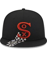 Men's New Era Black Chicago White Sox Meteor 59FIFTY Fitted Hat