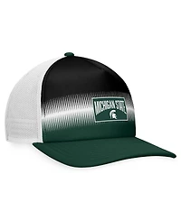Men's Top of the World Green, Black Michigan State Spartans Daybreak Foam Trucker Adjustable Hat