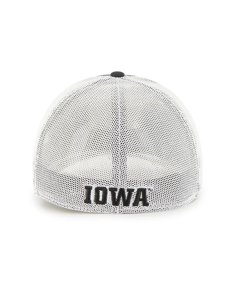 Men's '47 Brand Black Iowa Hawkeyes Unveil Trophy Flex Hat