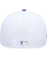 Men's New Era White Los Angeles Angels 2002 World Series Side Patch 59FIFTY Fitted Hat