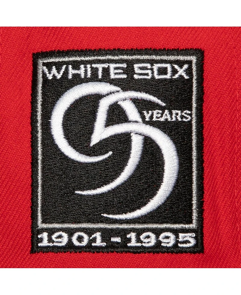 Men's Mitchell & Ness Red, Chicago White Sox Bases Loaded Fitted Hat