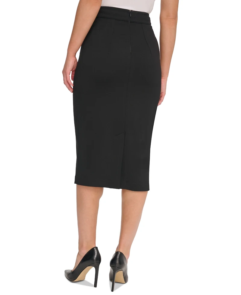 Tommy Hilfiger Women's Ponte Pencil Midi Skirt