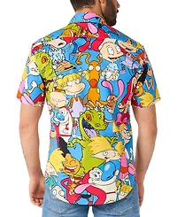 OppoSuits Men's Short-Sleeve Nickelodeon Characters Graphic Shirt