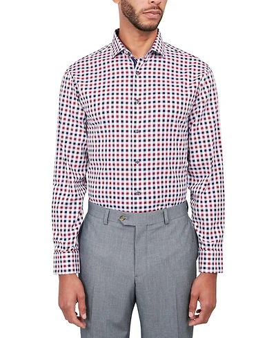 Michelsons of London Men's Twill Check Shirt