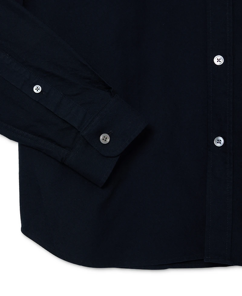 Lacoste Men's Woven Long Sleeve Button-Down Oxford Shirt