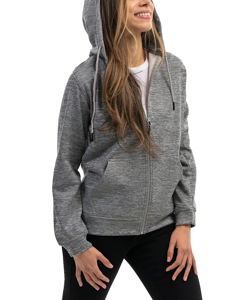 Mio Marino Plus Size Premium Zip-Up Hoodie with Smooth Matte Finish & Cozy Fleece Inner Lining Sweater with Hood
