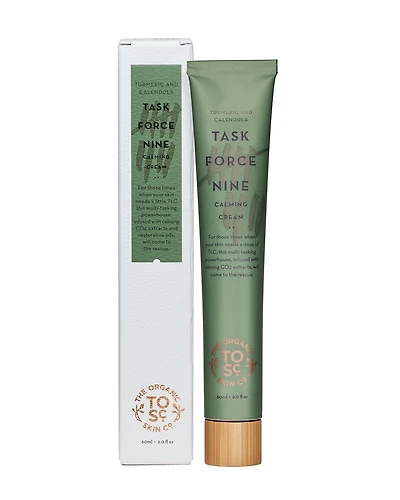 The Organic Skin Co Task Force Nine Calming Cream & Organic Face Moisturizer | Calming Calendula Cream For Sensitive & Irritated Skin | For Men and Wo