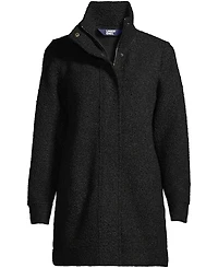 Lands' End Plus Boucle Fleece Coat