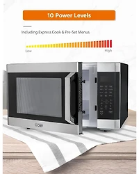 1.6 Cu. Ft. Counter Top Microwave,Stainless Steel
