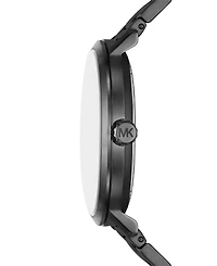 Michael Kors Men's Blake Three-Hand Date Black Stainless Steel Watch 42mm
