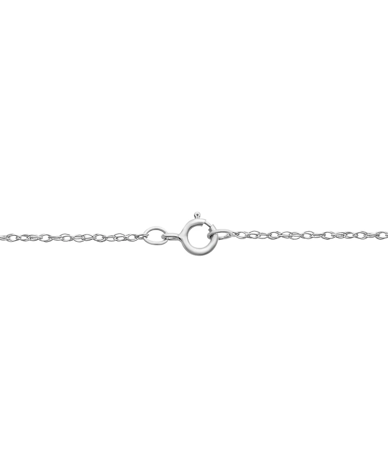 Wrapped in Love Diamond Knot Pendant Necklace in 14k White Gold (1 ct. t.w.), Created for Macy's
