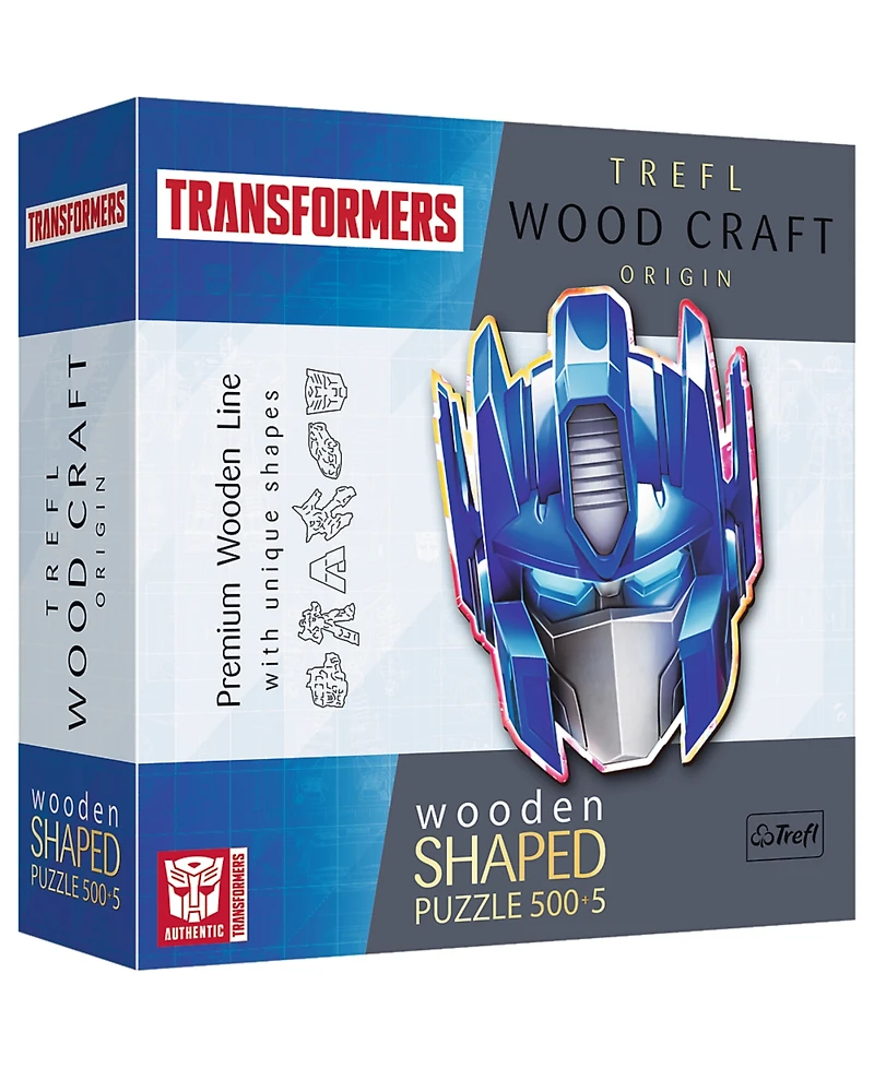 Trefl Wood Craft 500 +5 Piece Wooden Puzzle - Transformers