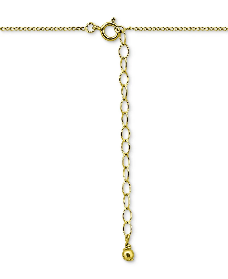 Giani Bernini 2-Pc. Set Cubic Zirconia Pave Moon & Solitaire Pendant Necklaces, Created for Macy's