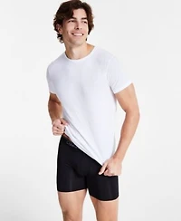 Calvin Klein Mens 5 Pack Cotton Classics Crewneck T Shirts 3 Pack Stretch Boxer Briefs