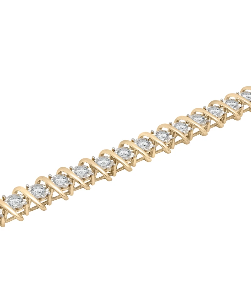 Diamond Tennis Bracelet (5 ct. t.w.) in 10k Gold, Created for Macy's