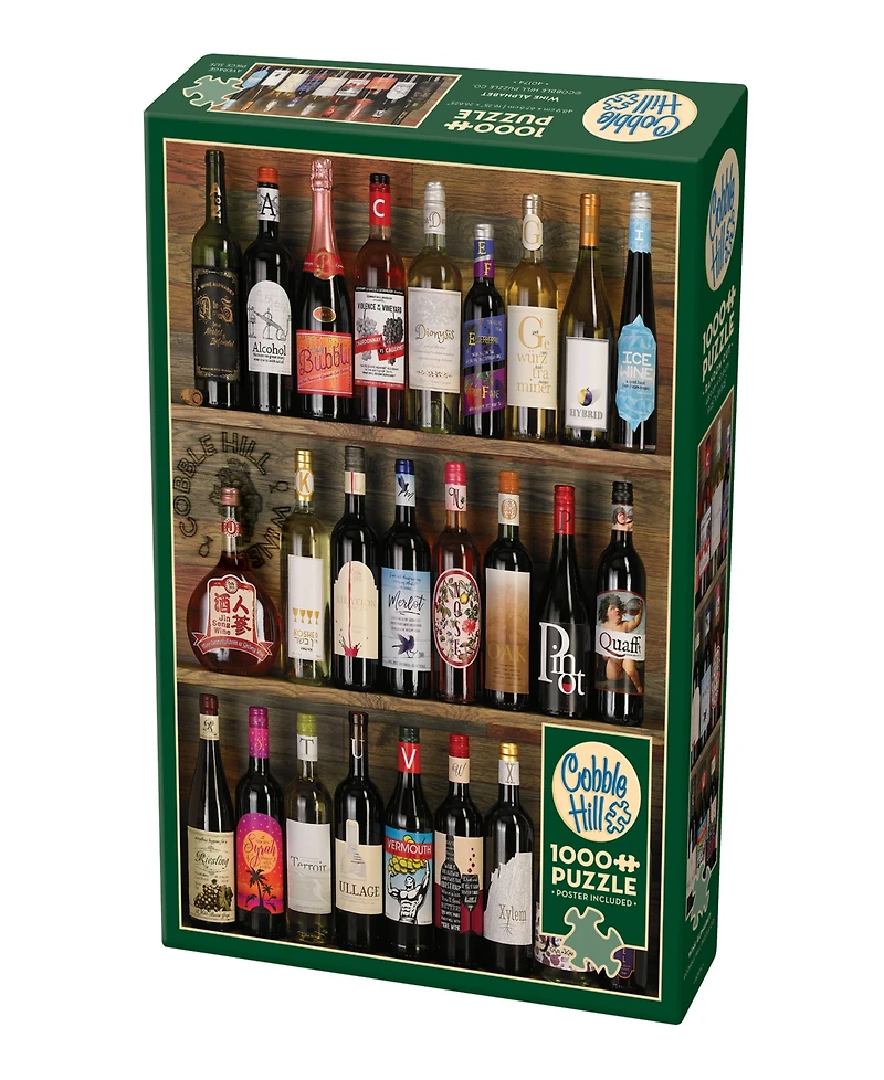 Cobble Hill- Wine alphabet Puzzle