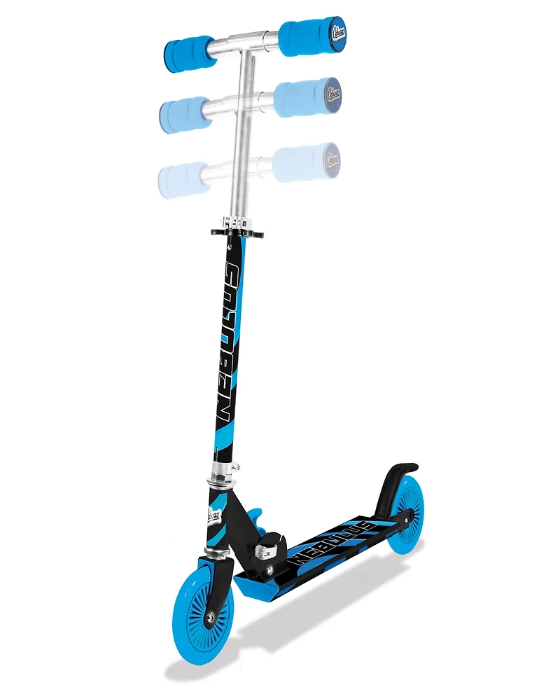 Ozbozz- Blue Black Adjustable Scooter