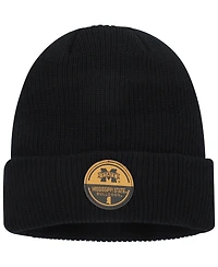 Men's Top of the World Black Mississippi State Bulldogs Elijah Cuffed Knit Hat