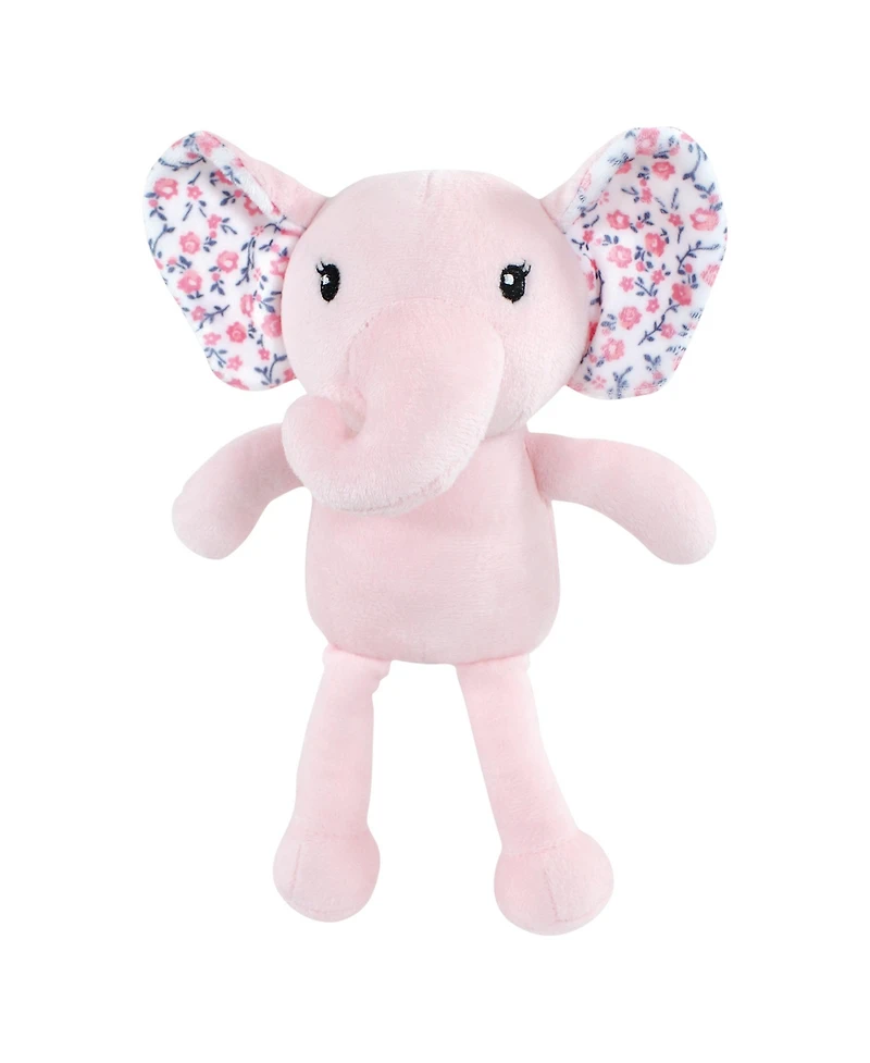 Little Treasure Baby Girls Treasure Soft After-Bath Wrap & Toy Companion Set