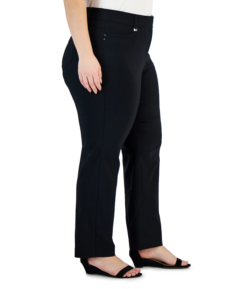 Jm Collection Plus and Petite Curvy Pants, Exclusively at Macy's
