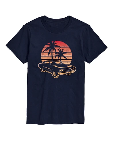 Airwaves Men's Sunset Car Short Sleeve T-shirt