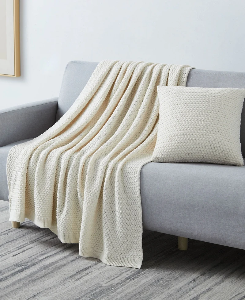 Southshore Fine Linens Acrylic Decorative Pillow & Throw Set