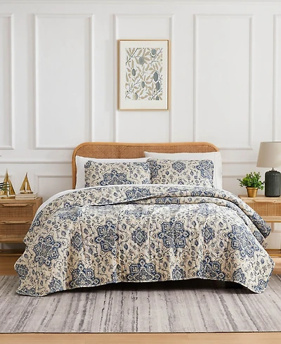 Southshore Fine Linens Persia Oversized 3 Piece Quilt Set, Full/Queen