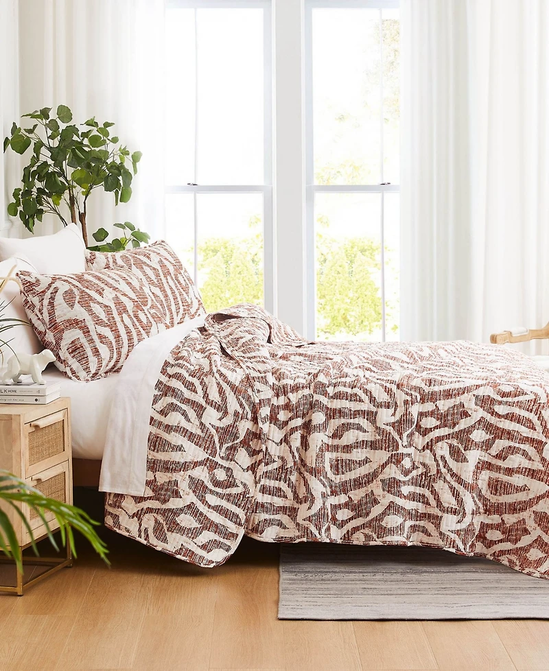Southshore Fine Linens Khari Oversized 3 Piece Quilt Set, King/California King
