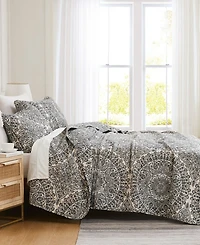 Southshore Fine Linens Ashanti Oversized 3 Piece Quilt Set, Full/Queen