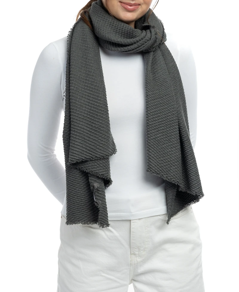 Vince Camuto Diamond Pleated Super Soft Scarf