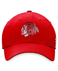 Women's Fanatics Red Chicago Blackhawks Iconic Glimmer Adjustable Hat