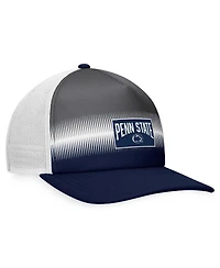 Men's Top of the World Navy, Gray Penn State Nittany Lions Daybreak Foam Trucker Adjustable Hat