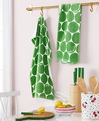kate spade new york Joy Dot Kitchen Towels 2 Pack Set, 17" x 28"