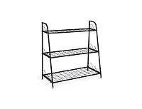 3-tier Metal Plant Stand Shelf Display Rack for Plants Shoes Flower Pot