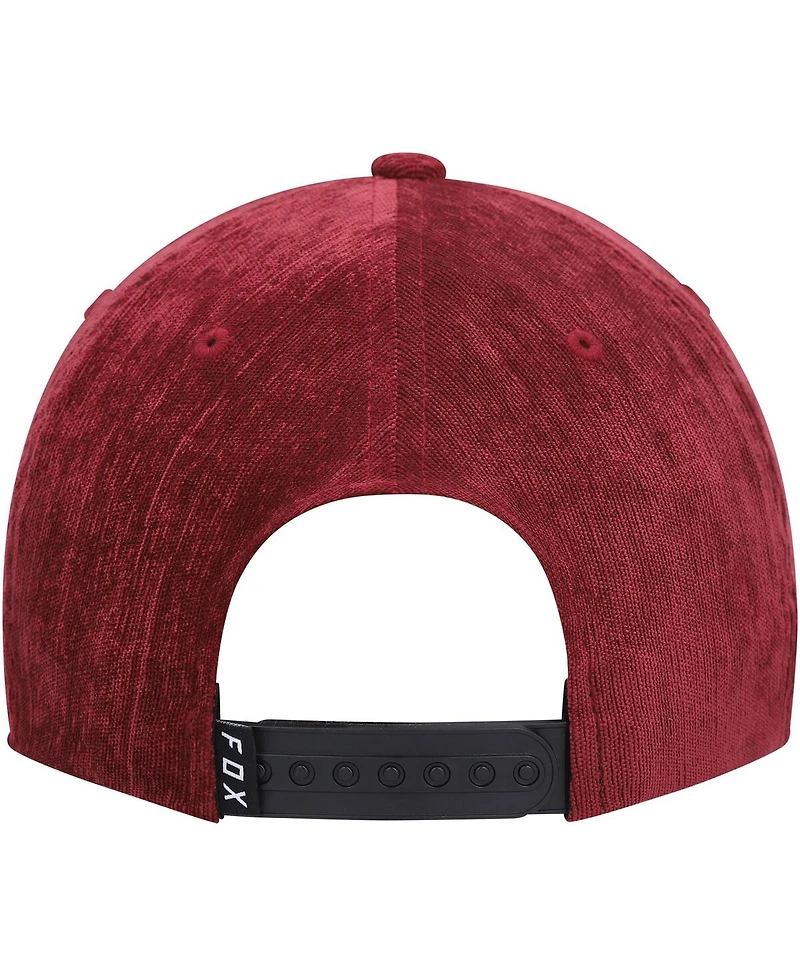 Men's Fox Maroon Fixated Snapback Hat