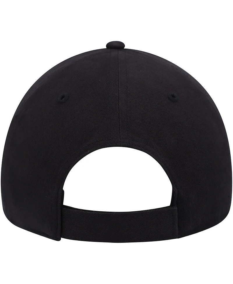 Big Boys and Girls '47 Brand Black New York Jets Secondary Mvp Adjustable Hat