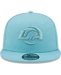 Men's New Era Aqua Los Angeles Rams Color Pack 9FIFTY Snapback Hat