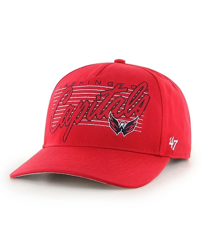 Men's '47 Brand Red Washington Capitals Marquee Hitch Snapback Hat