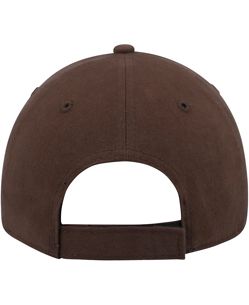 Preschool Boys and Girls '47 Brand Brown Cleveland Browns Team Logo Mvp Adjustable Hat
