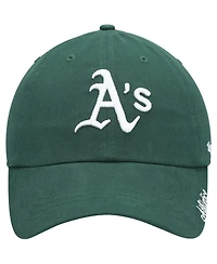 Women's '47 Brand Green Oakland Athletics Team Miata Clean Up Adjustable Hat