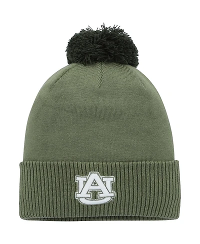 Men's Under Armour Green Auburn Tigers Freedom Collection Cuffed Knit Hat with Pom