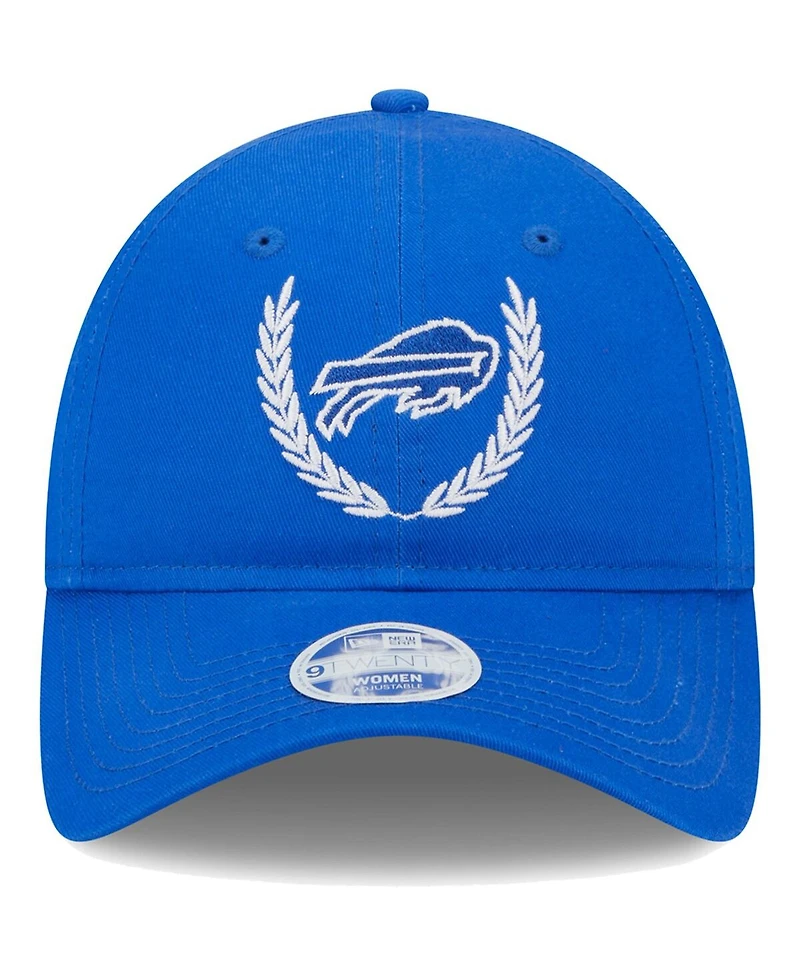 Women's New Era Royal Buffalo Bills Leaves 9TWENTY Adjustable Hat