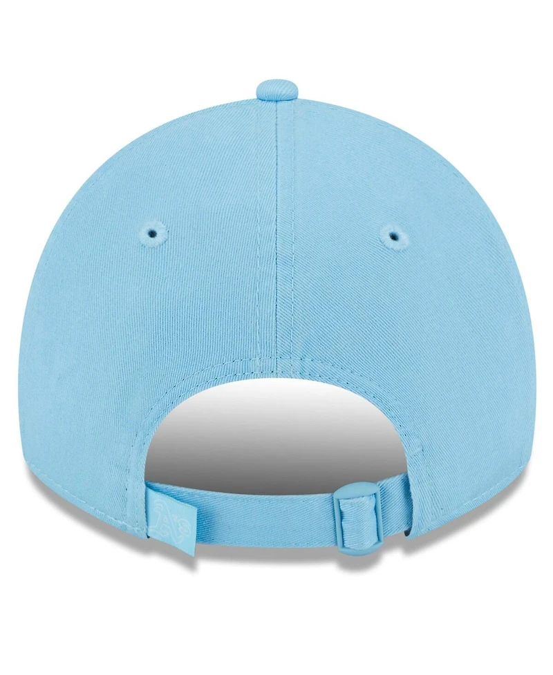 Women's New Era Light Blue Oakland Athletics Doscientos Core Classic 9TWENTY Adjustable Hat